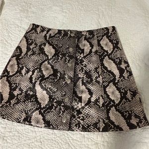 Snakeskin Urban Outfitters Skirt